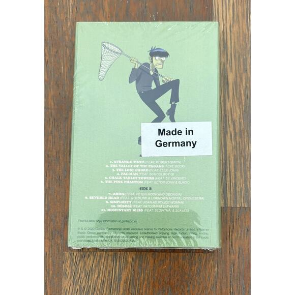 GORILLAZ SONG MACHINE ALBUM - CASSETTE TAPE - MURDOC GREEN Collectable Sealed - Picture 4 of 11